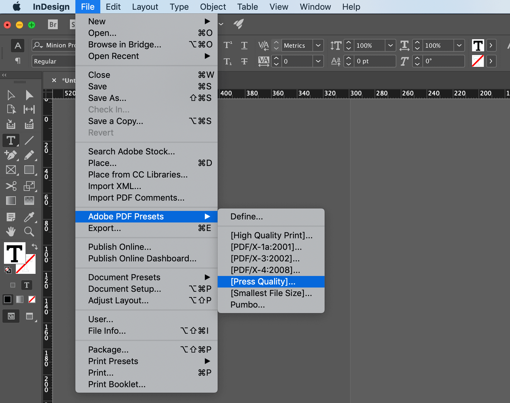 InDesign pdf maken binnenwerk