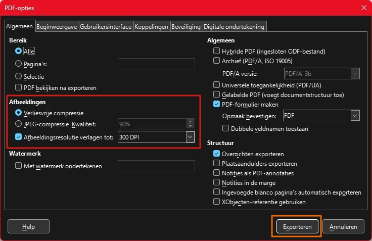 printklare-pdf-maken-libreoffice-stap-2